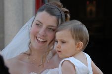 La mariée et sa filleule